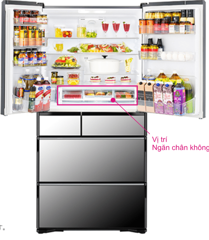 Công Nghệ Nhật Bản: Làm Lạnh Nhanh, Tiết Kiệm Điện Inverter – Hitachi R-WXC74W-X Cho Bếp Hiện Đại